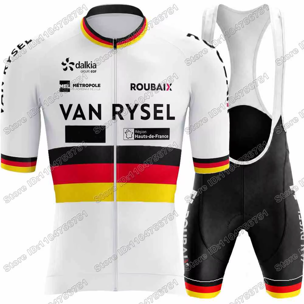 Maillot de Cyclisme Équipe Van-Rysel-Roubaix 2026 Allemagne
