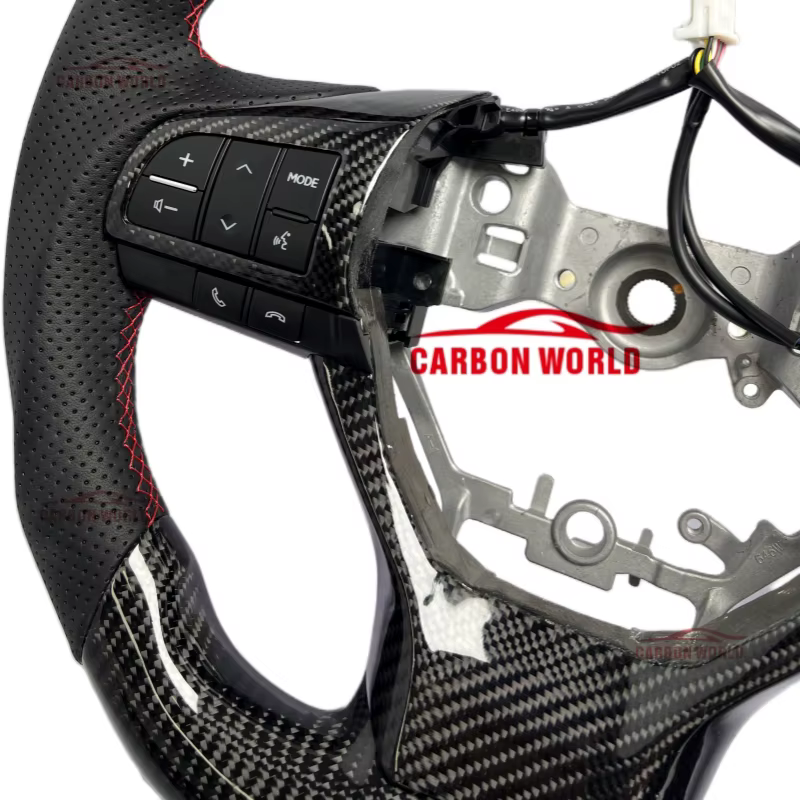 Volant en Fiber de carbone, accessoires d'intérieur de voiture pour Lexus IS250 IS350 ES ES300 GS GS350 NX CT200 RC