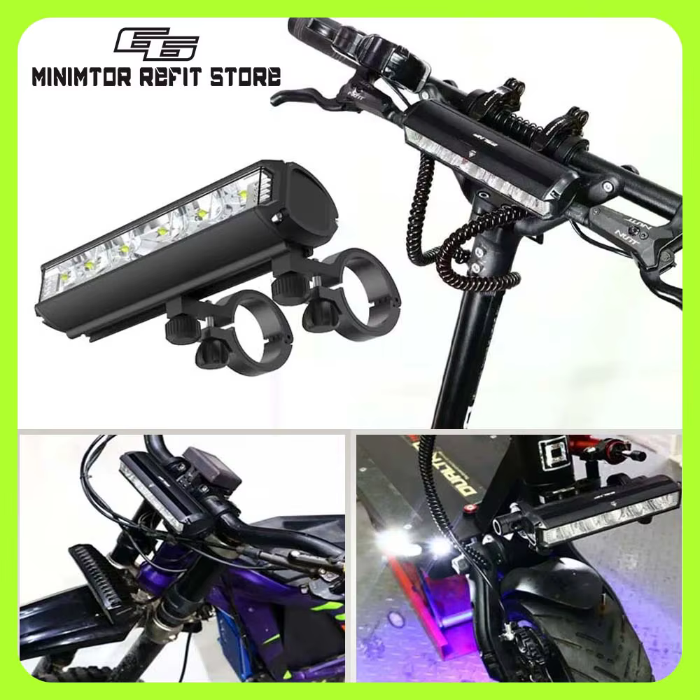 Lampe de vélo avant étanche pour scooter électrique