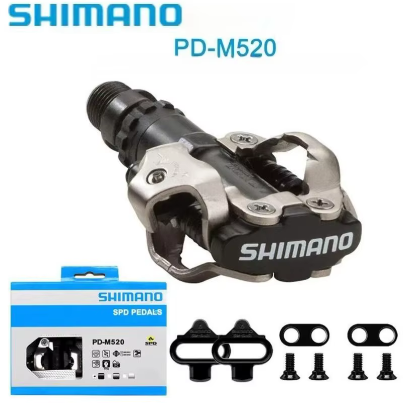 Pédales de vélo de montagne Shimano M520