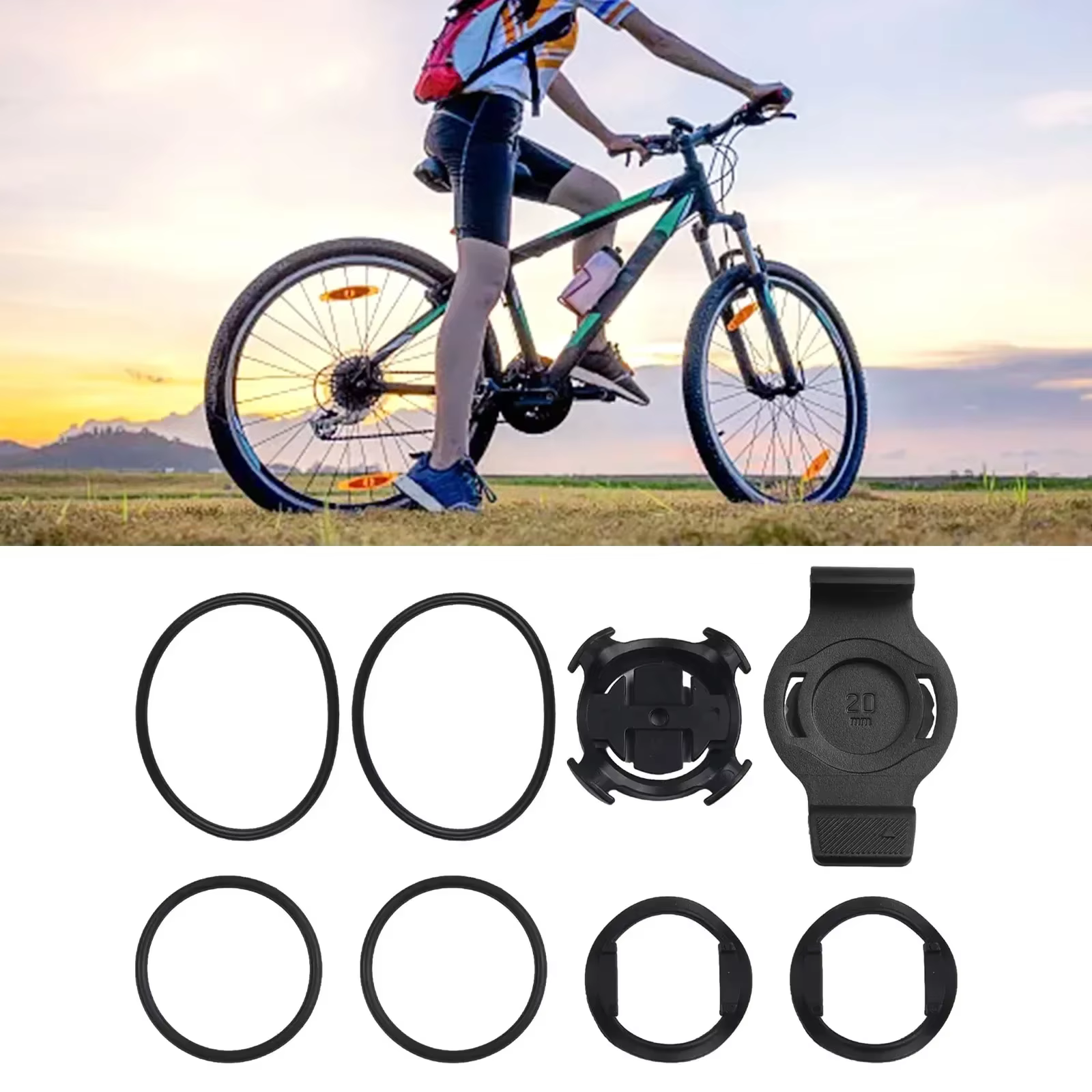 Support de guidon de montre de vélo VTT pour Garmin