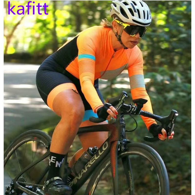 Combinaison de cyclisme d'été à manches longues pour femmes