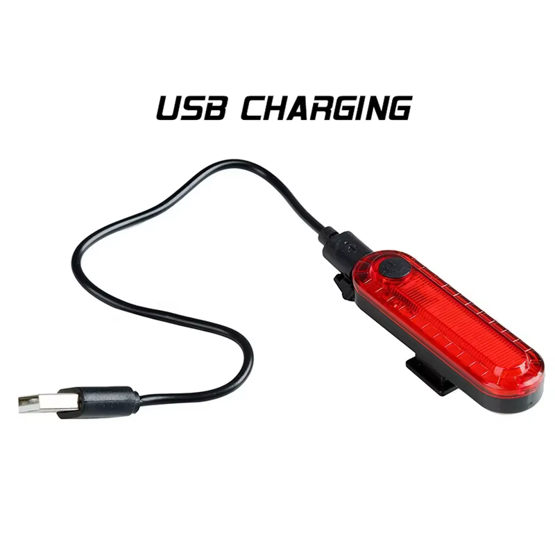 Feu arrière de vélo LED rechargeable par USB