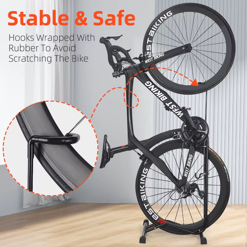 WEST BIKING – support de stationnement de vélo 3 en 1