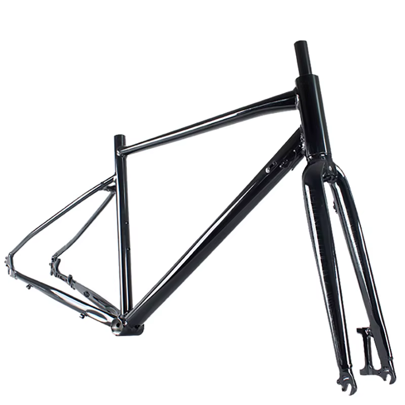 Cadre de vélo tout-terrain en alliage d'aluminium 700C avec frein à disque