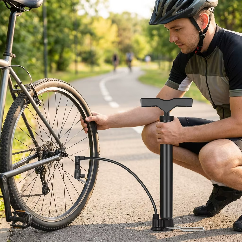 Pompe à air haute pression portable pour vélo