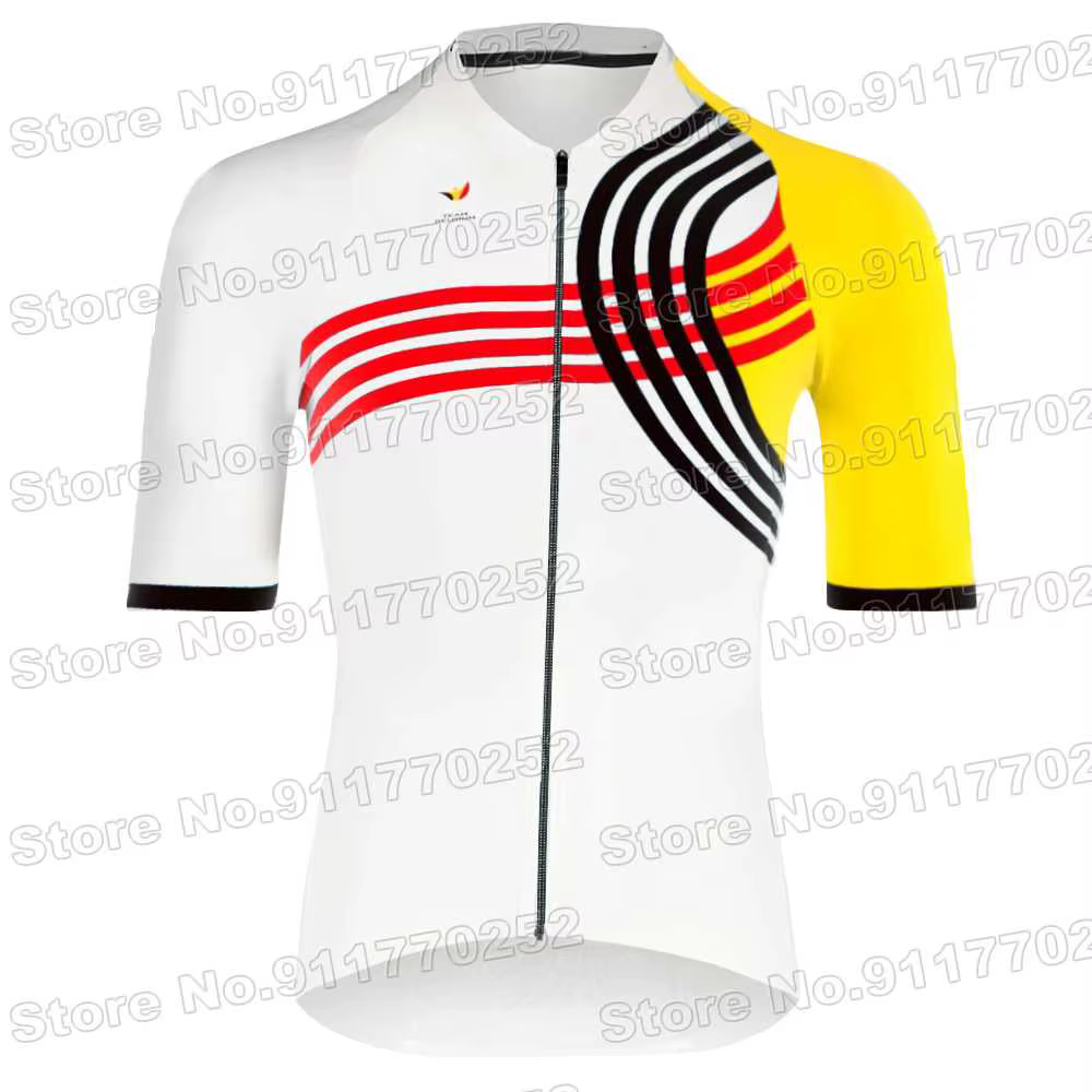 Maillot de cyclisme de l'équipe nationale de Belgique 2025 pour homme