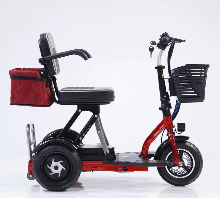 Vélo électrique à double moteur en titane pour mobilité réduite