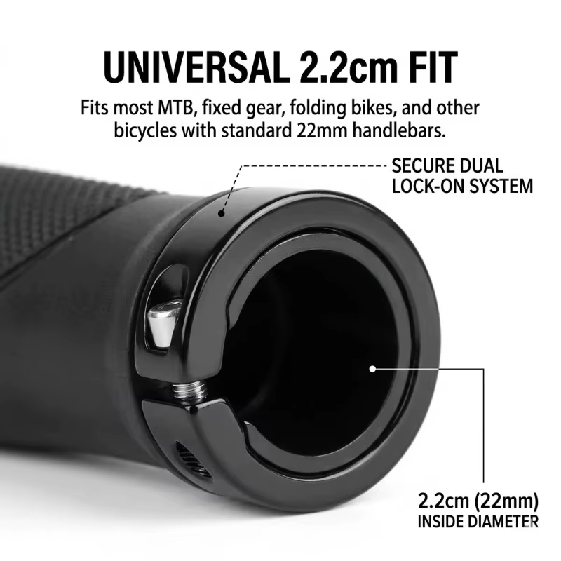 Poignées de vélo ergonomiques