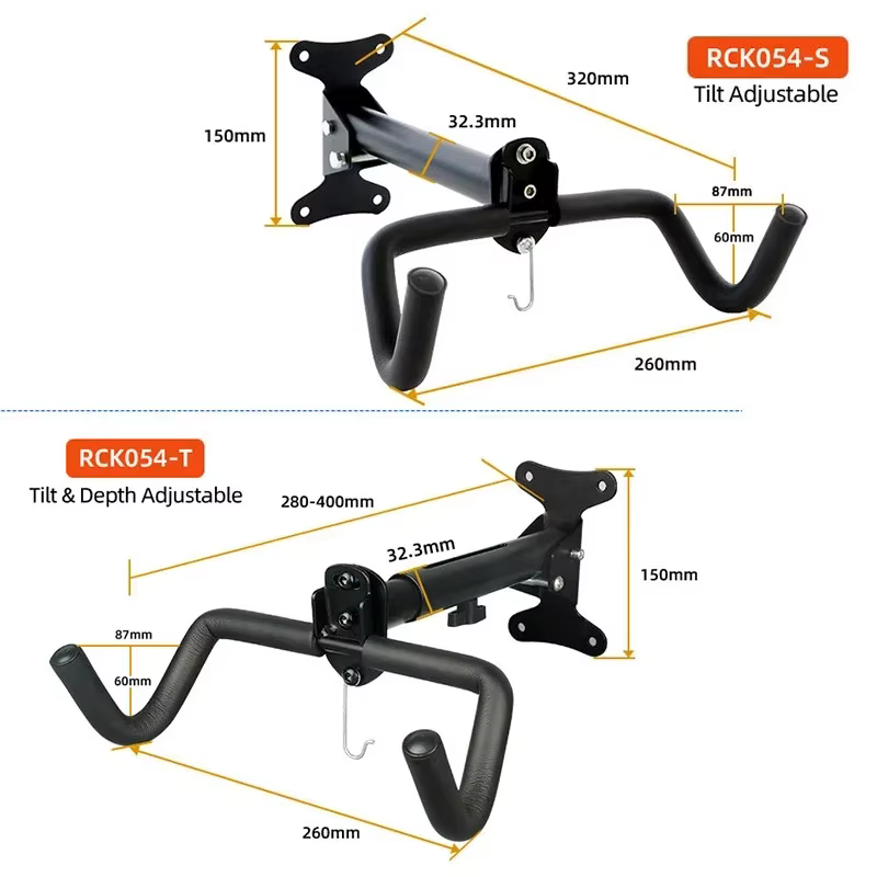 Support mural extensible pour vélo 360 °