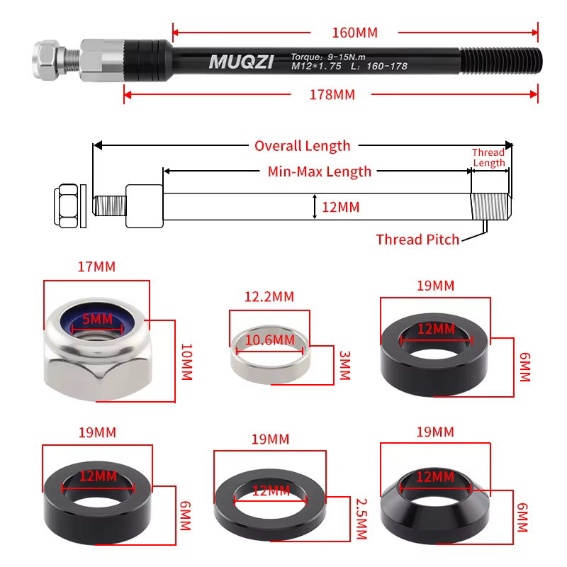MUQZI – adaptateur d'attelage de remorque pour vélo