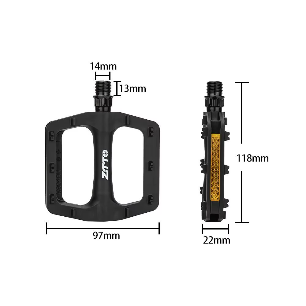 Pédale de vélo en nylon antidérapante