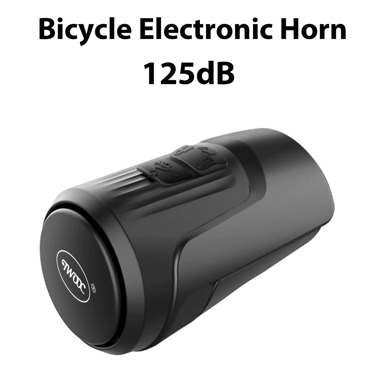 TWOOC 125dB vélo cloche électronique de charge USB haut-parleur antivol pour les vtt scooter pour enfants