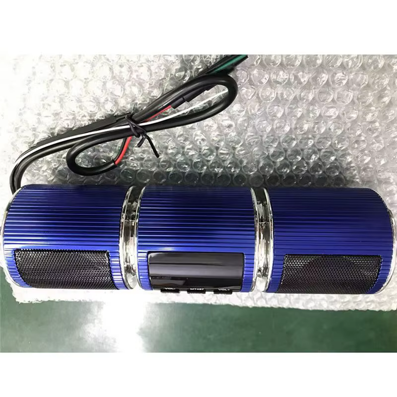 Haut-parleur audio MP3 innovant pour moto, stéréo pour moto, radio FM, AUX, USB, carte TF, Bluetooth, haut-parleur MP3 pour moto