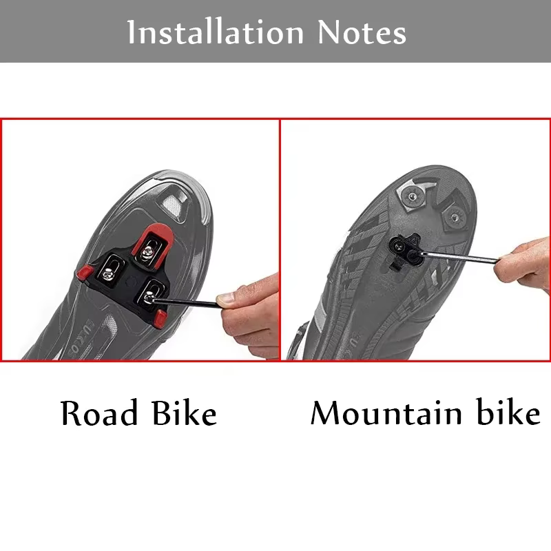 BUCKKubBicycle Chaussures De Cyclisme Aleat éventuelles D SPD-SL Route VTT Verrouillage Pédale Aleats LOOK Delta