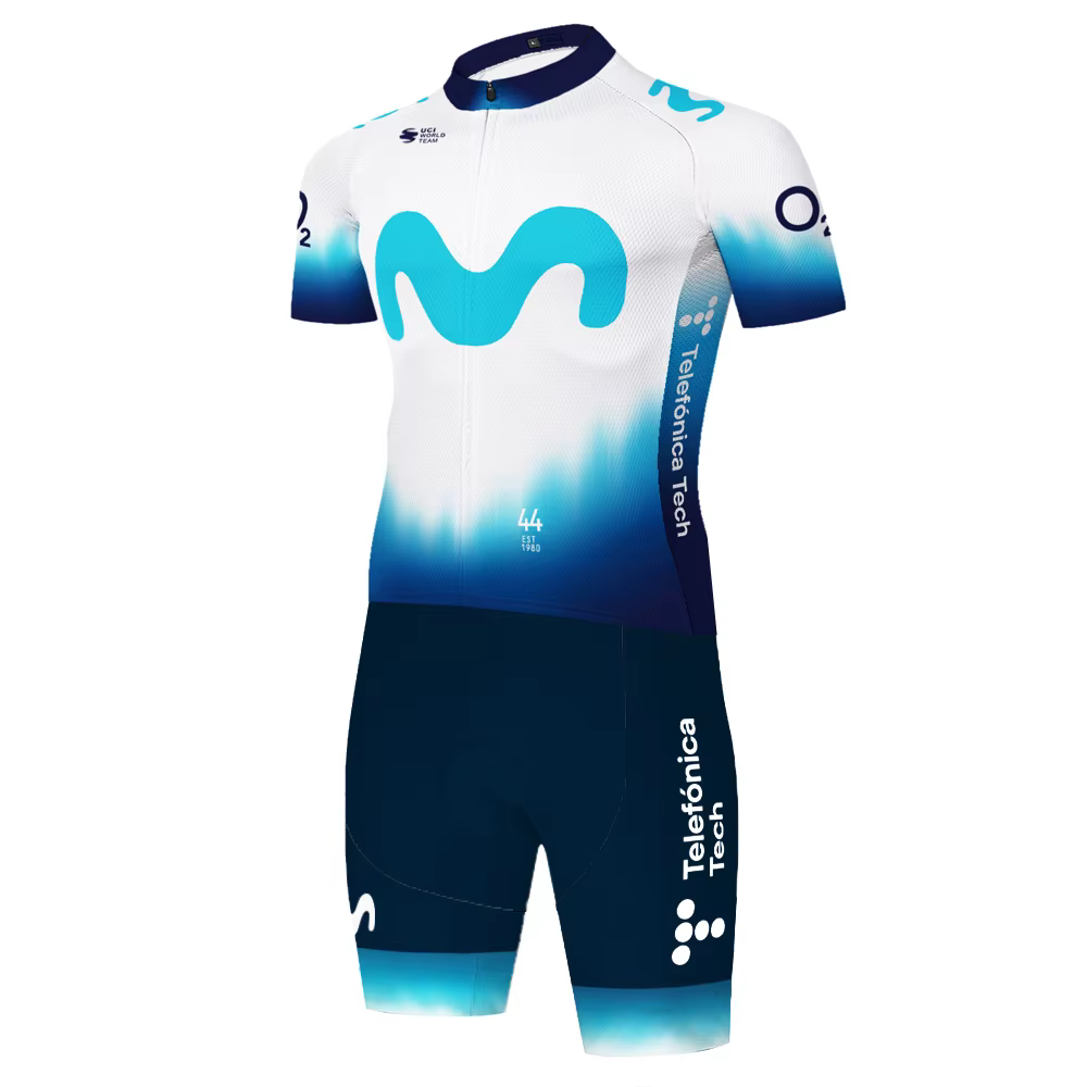 Combinaison de triathlon Movistar pour hommes