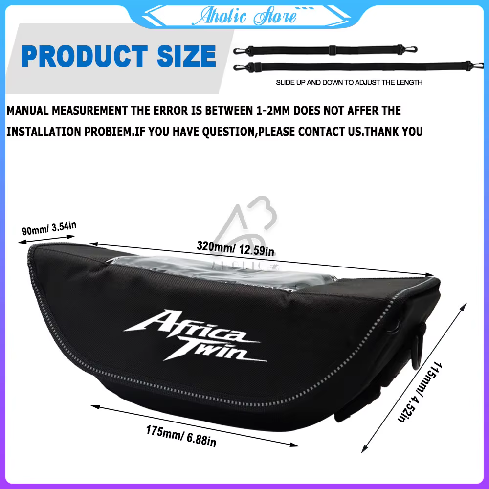 Sac de guidon de moto Africa Twin, sac de navigation de voyage étanche pour HONDA Africa Twin crf1100L