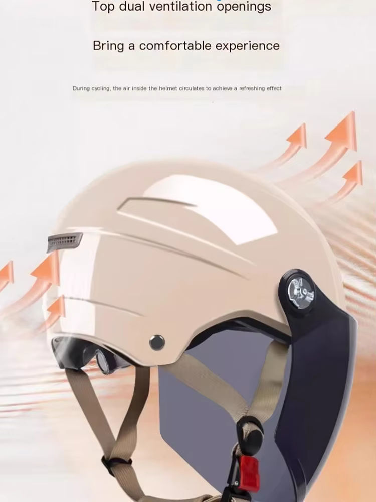 Casque de moto léger et de vélo électrique pour hommes/femmes