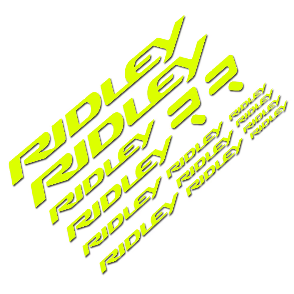 Pour RIDLEY nouvelles étiquettes cadre de vélo remplacement vinyle décalcomanies