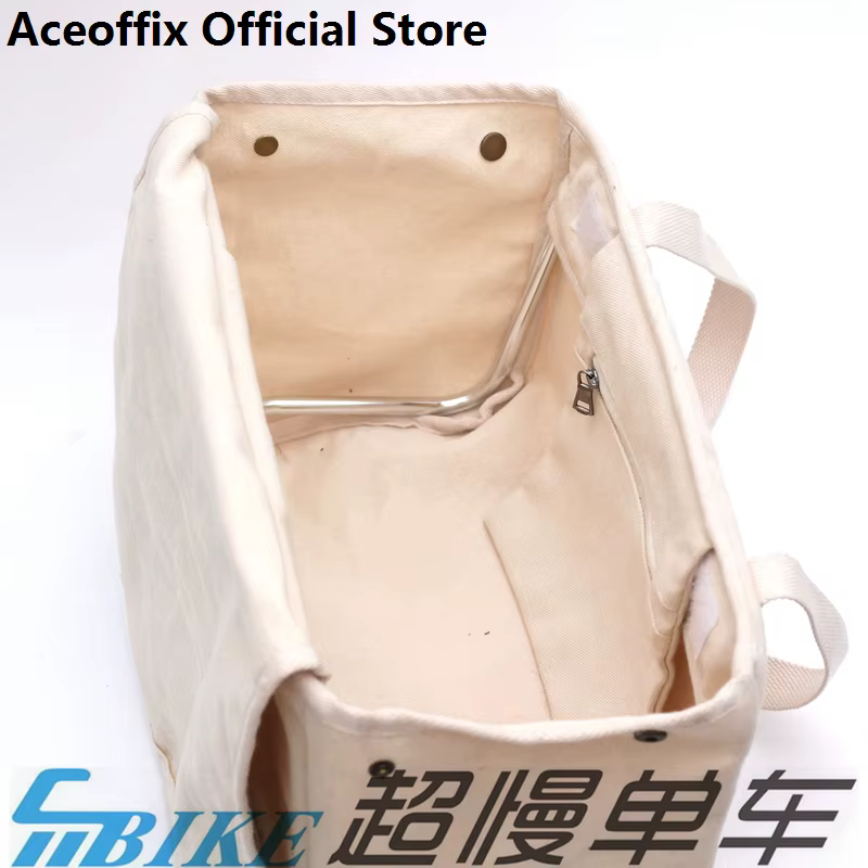 Sac en toile pliable pour vélo Bromsilice