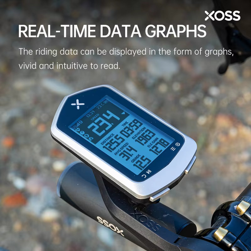 XOSS NAV Plus/NAV ordinateur de vélo sans fil cyclisme GPS compteur de vitesse carte Navigation étanche Bluetooth ANT +