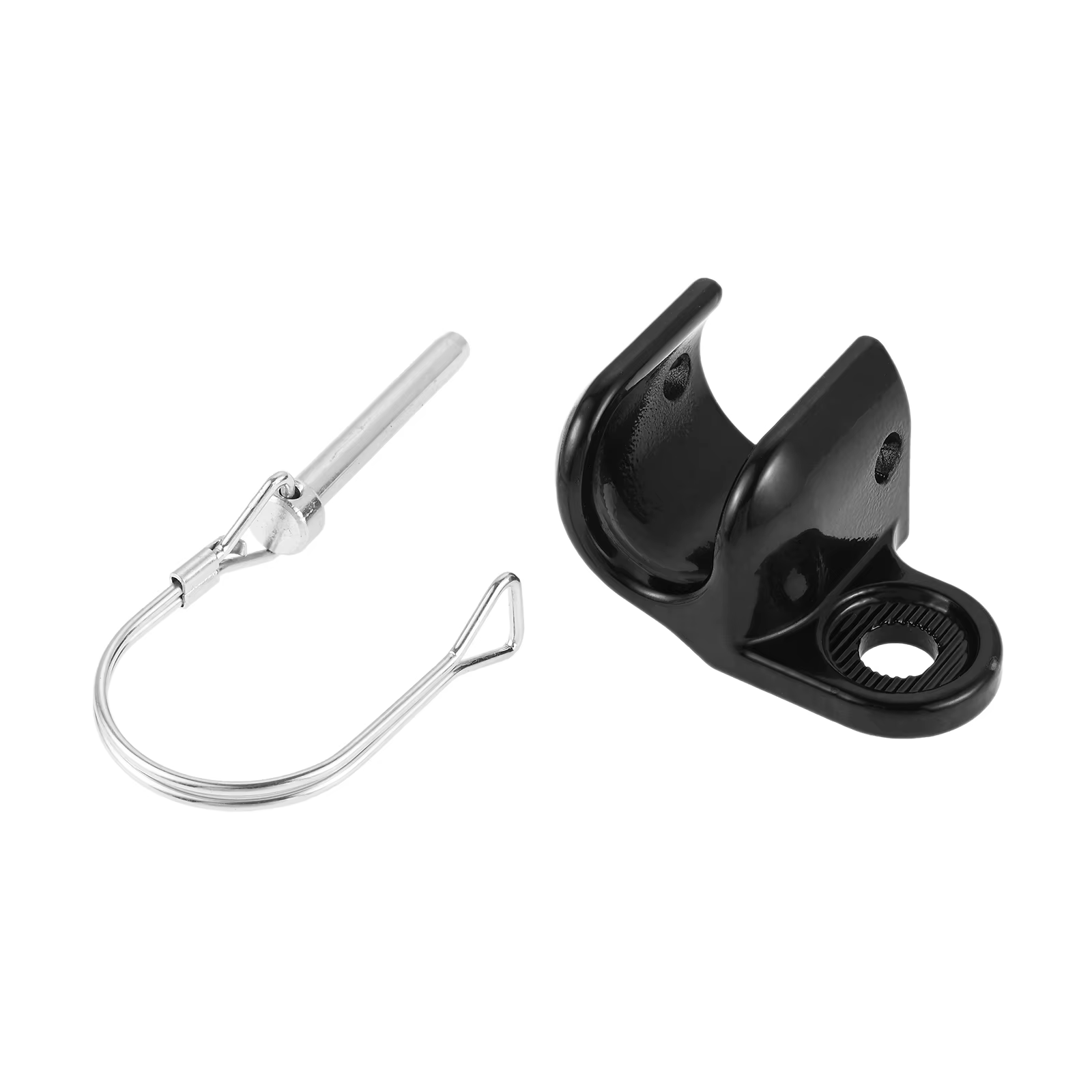 Attelage de remorque de vélo noir adapté au