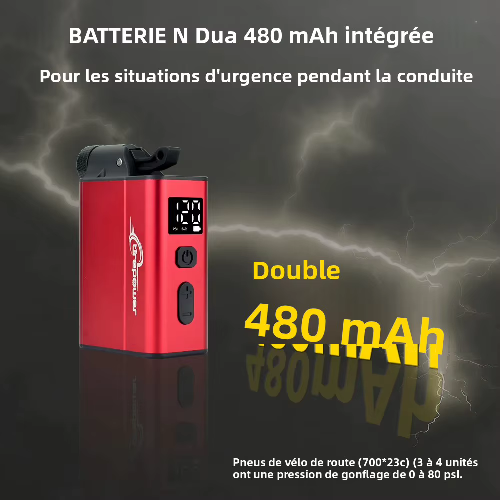Pompe à air pour vélo électrique