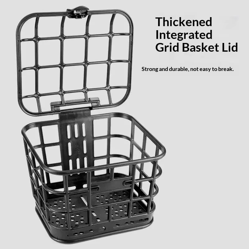 Nouveau panier avant noir pour vélo