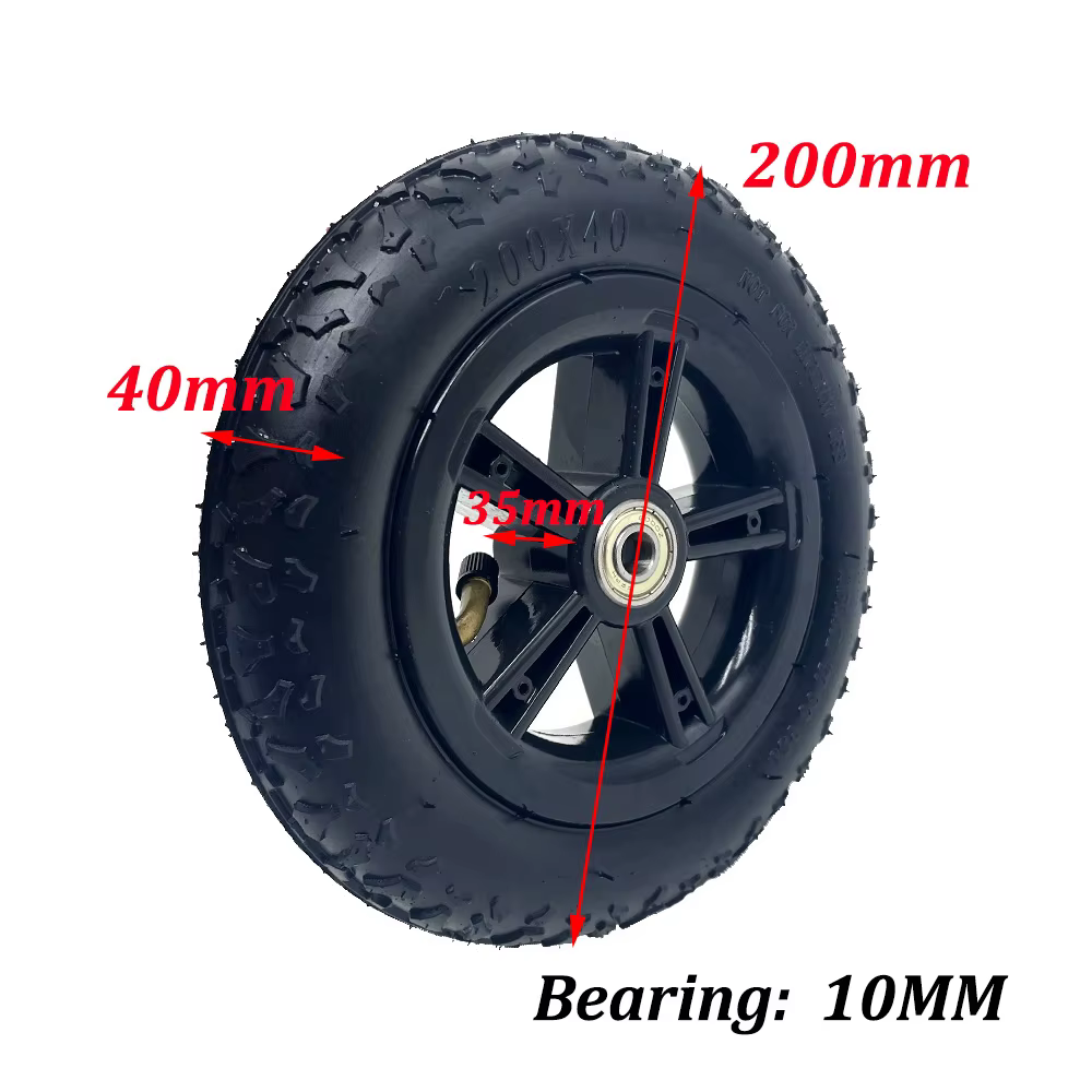 Roue pneumatique 200x40 pour Scooter électrique