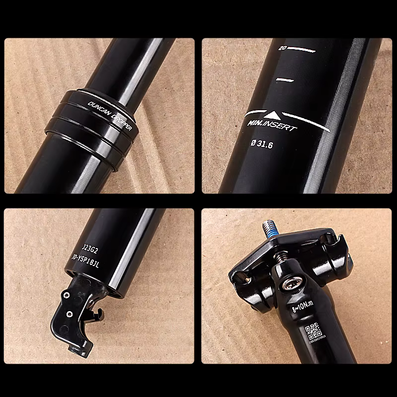Tranz-x tige de selle compte-gouttes routage de câble interne 30.9mm levage hydraulique 150mm voyage montagne vélo