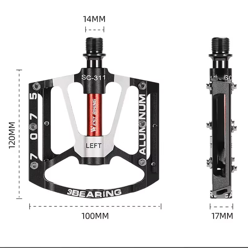 WEST BIKING – pédales de vélo de qualité professionnelle