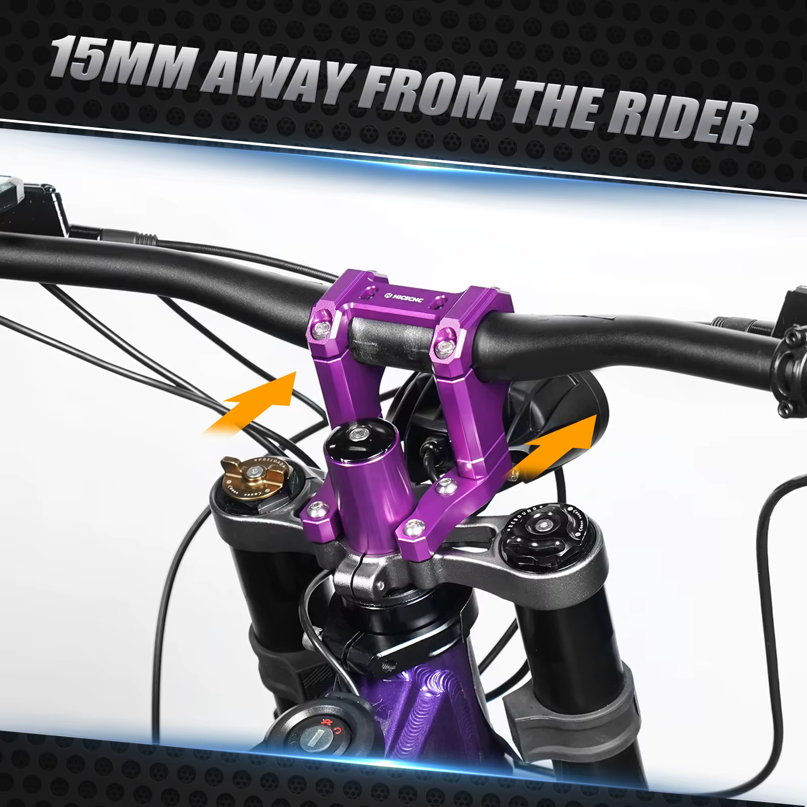 NICECNC pour 2024 Surron Light Bee X S L1E vélo de saleté électrique barre de guidon avant support de montage fourche Kit de noyau de Suspension