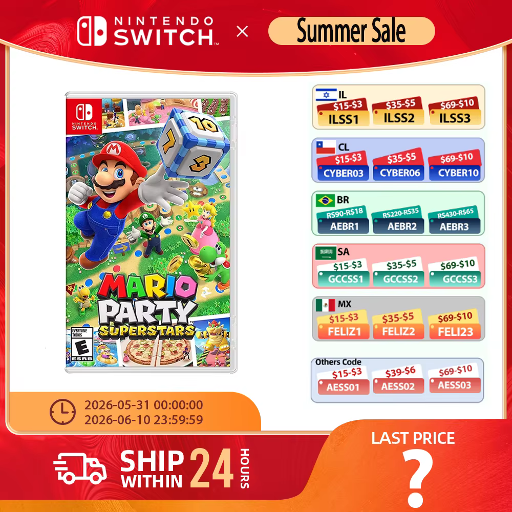Mario Party Superstars - Édition Standard - Offres de jeux Nintendo Switch