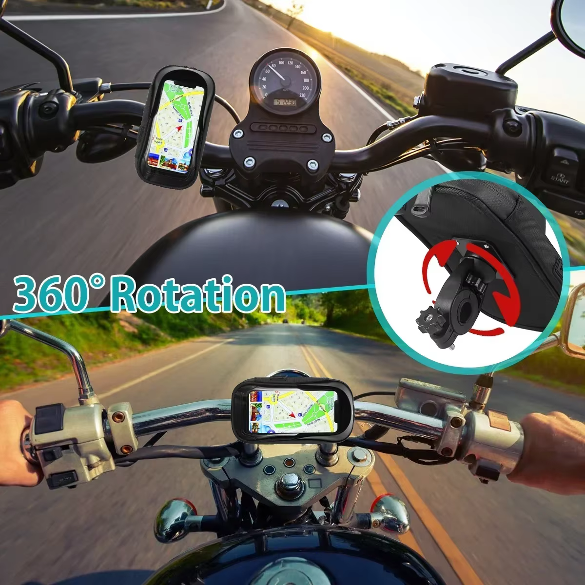 Support de Navigation GPS pour vélo et moto