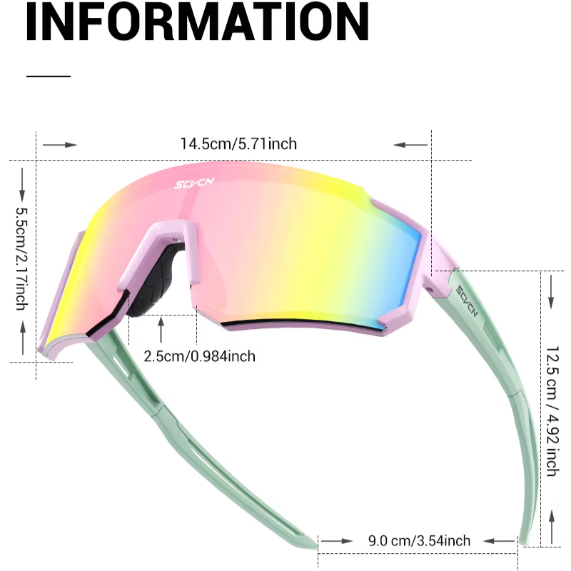 SCVCN lunettes de soleil pour hommes