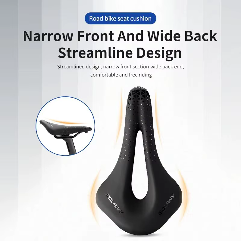 Selle de vélo en cuir PU ultralégère et respirante
