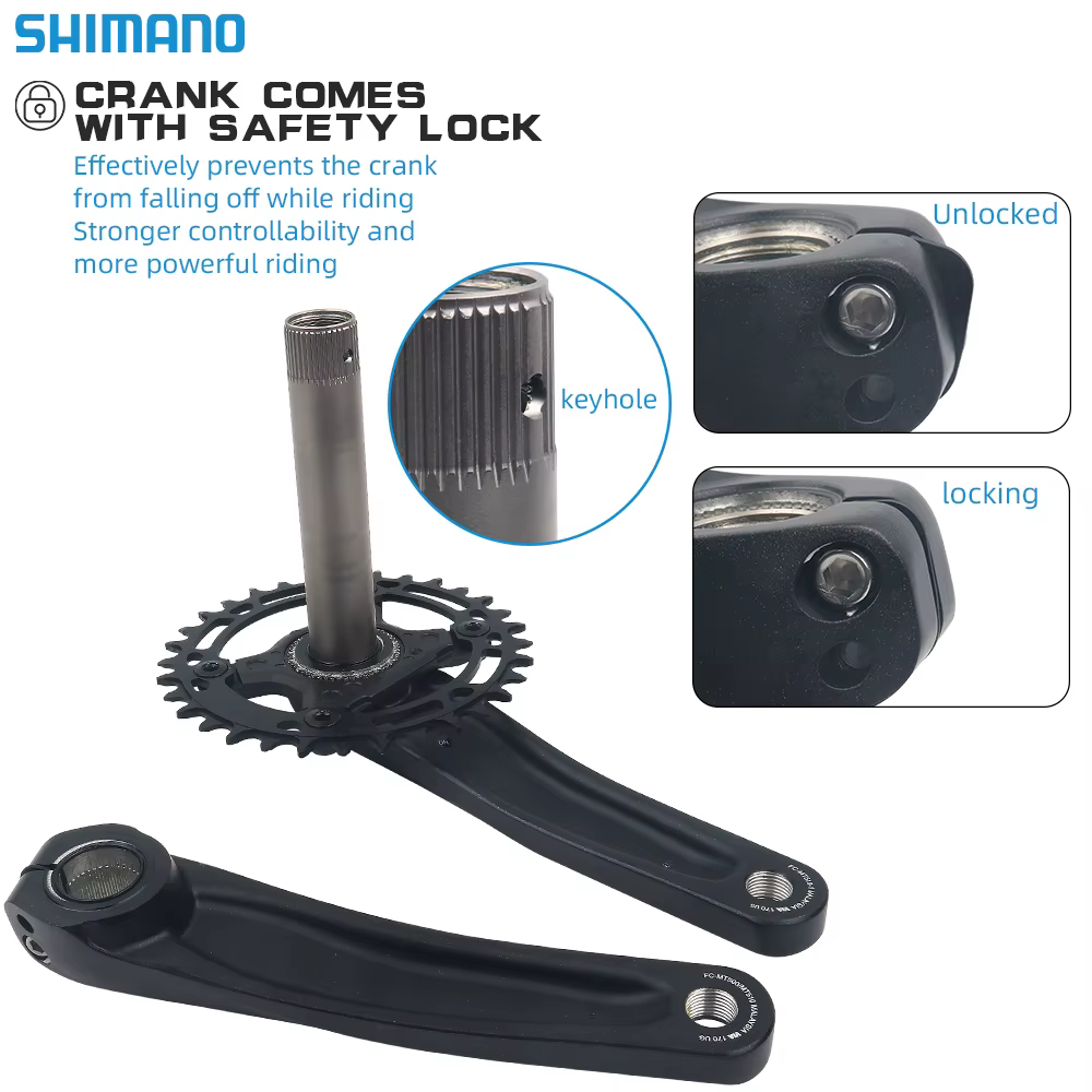 Shimano Deore SLX MT510 pédalier vtt 10 10 11 12 vitesses bougie de vélo de montagne pignon