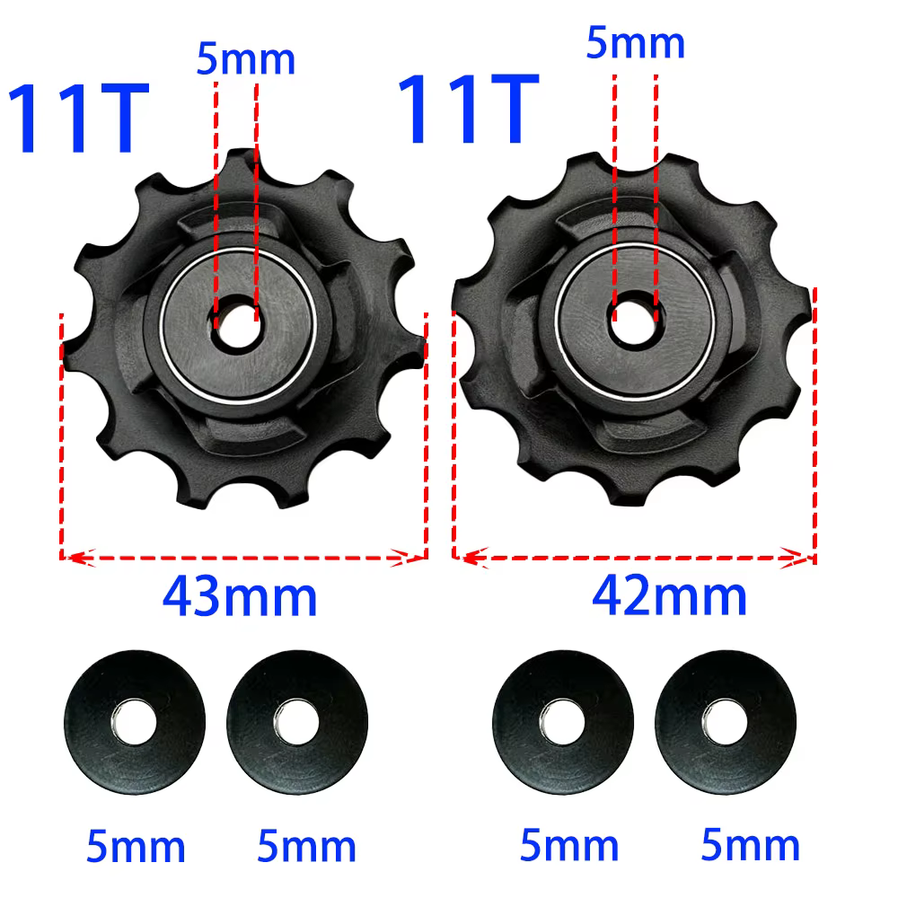 11T 9 10 vitesses vélo dérailleur arrière poulie roue vtt VTT roulement Jockey