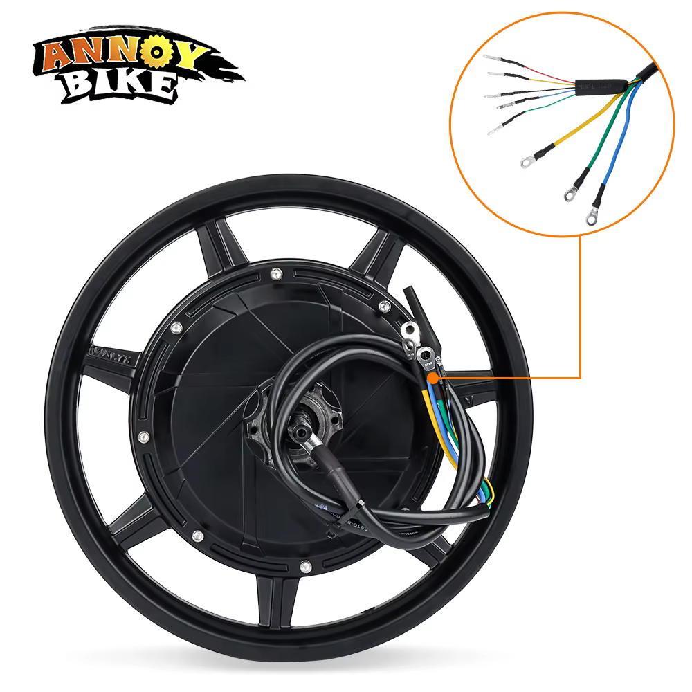 Roue de moteur de moyeu de vélo électrique de 14 pouces