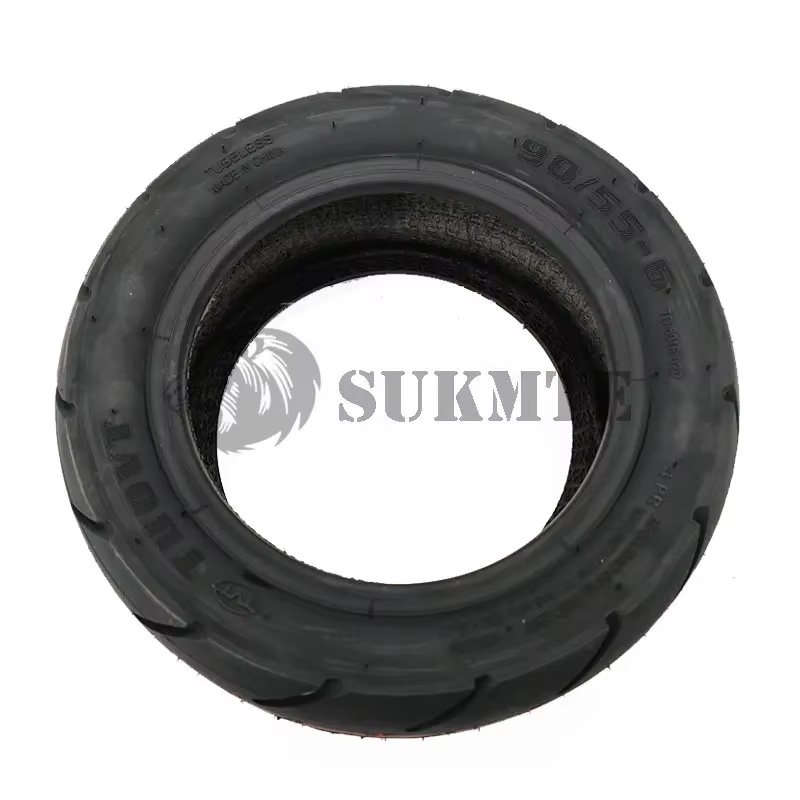 Pneu 90/55-6 sans chambre à air pour Scooter électrique 10 pouces 80/60-6 80/65-6