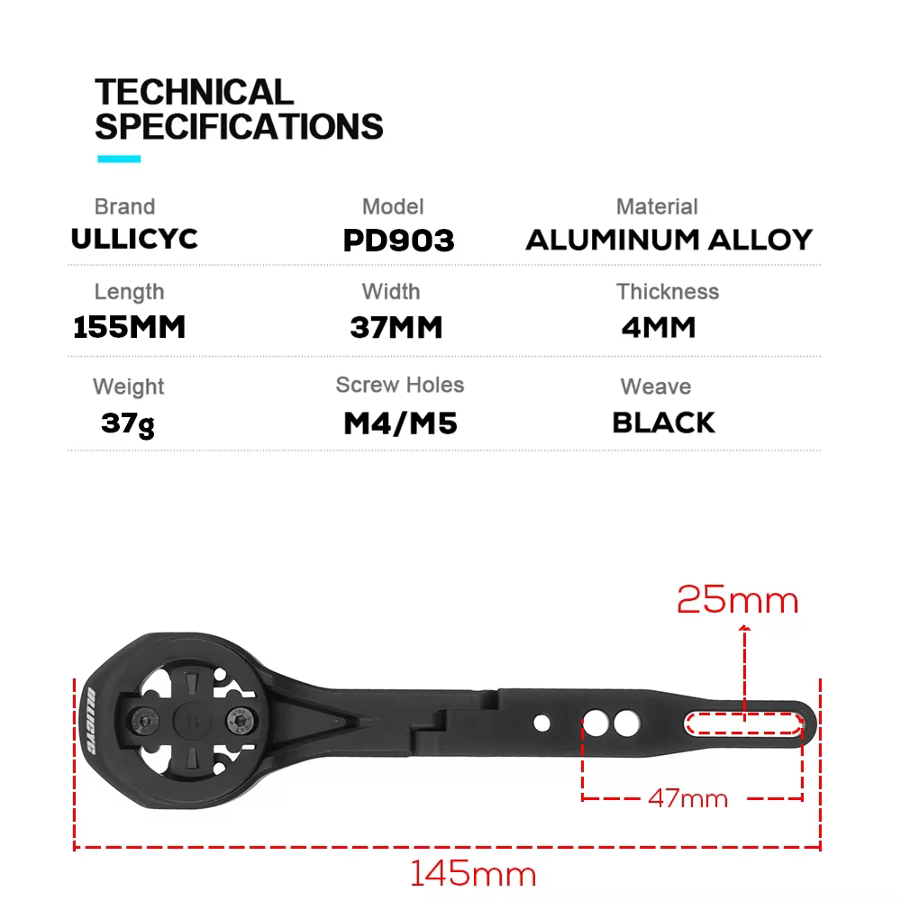 Support de compteur de vélo avant pour Canyon Aeroad Wilier Filante