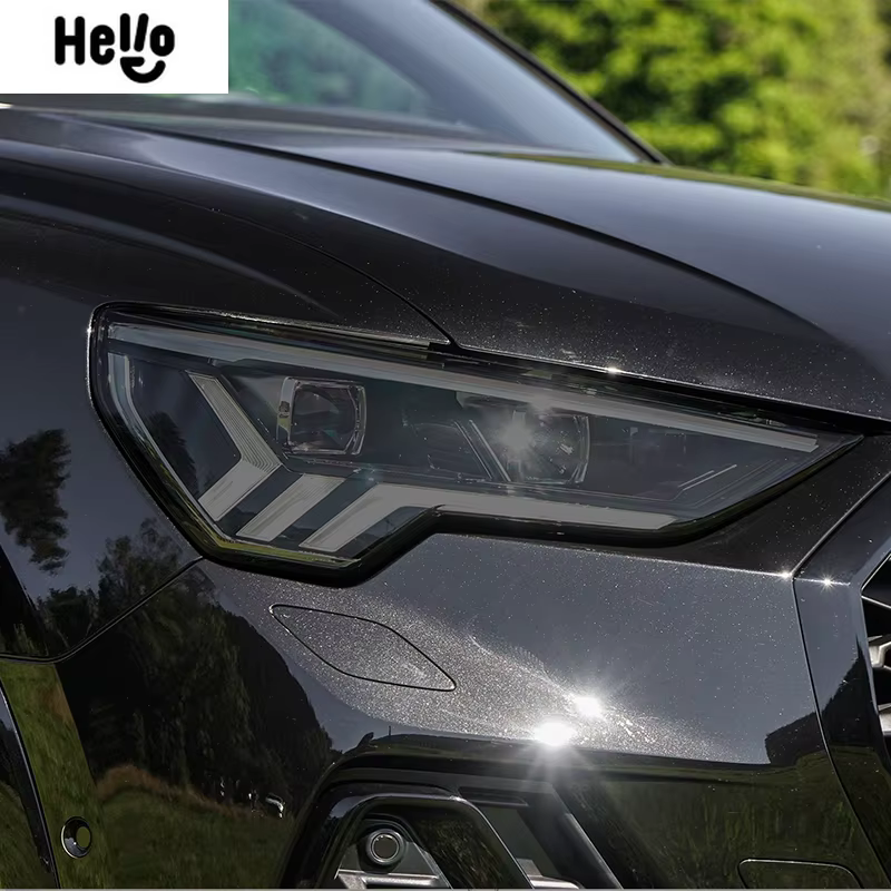 Film de protection autocollant en TPU noir fumé, pour Audi Q2 Q3 F3 8U Q5 Q7 4M Q8 SQ2 SQ5 SQ8 RSQ3 RSQ8, accessoires