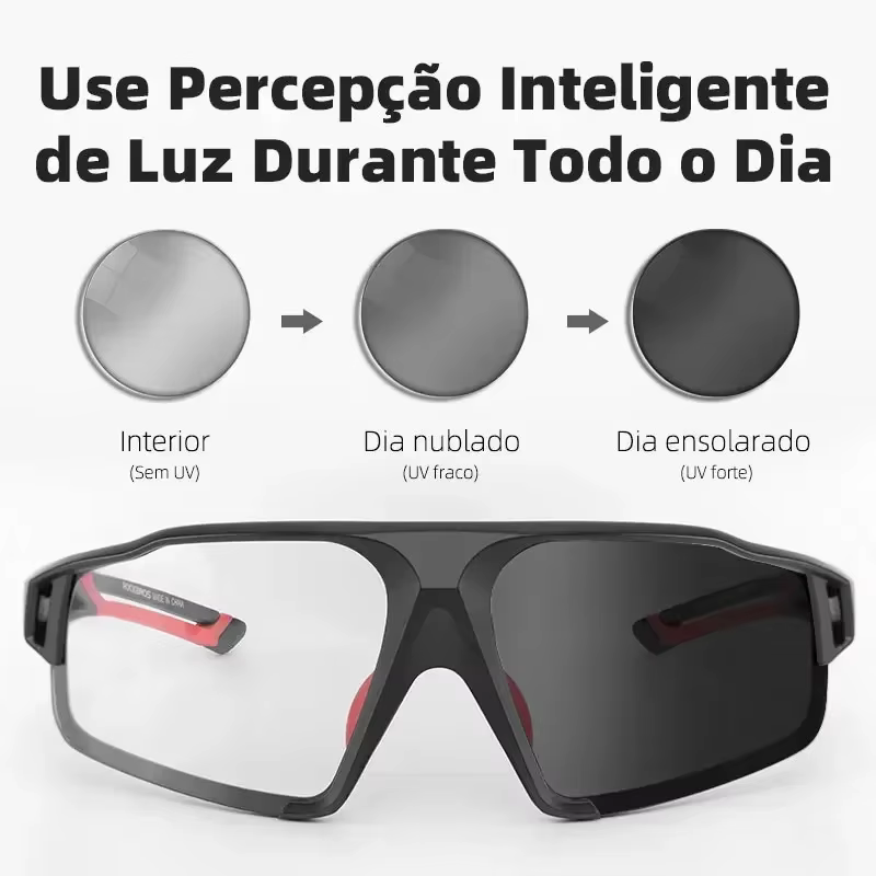Lunettes de soleil photochromiques pour homme