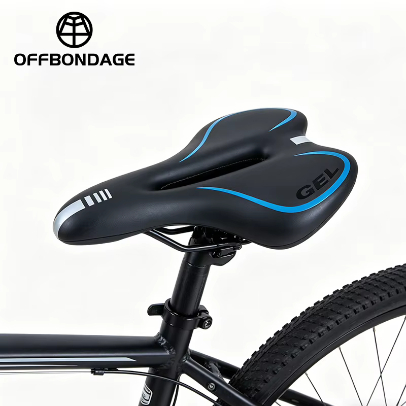 Selle de vélo en silicone avec coussin