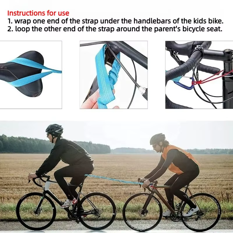 Corde de remorquage pour vélo VTT