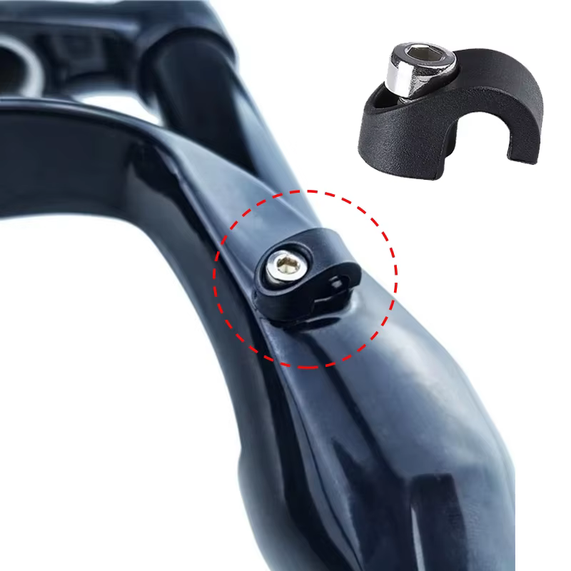 Guide de câble de frein de fourche de vélo