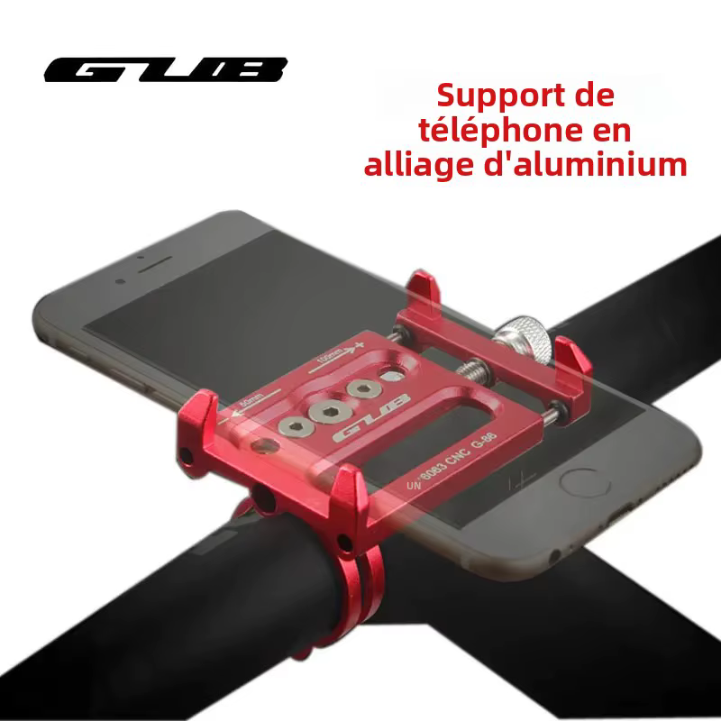GUB G85 support de téléphone de vélo universel réglable 3.5-6.5 pouces Smartphone guidon