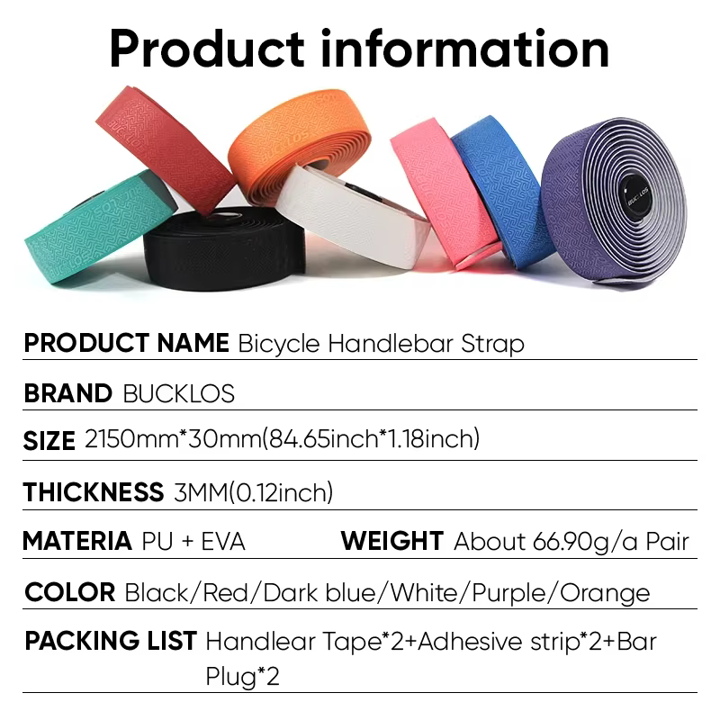 BUCKLOS bandes de guidon de vélo de route bande de barre de poignée