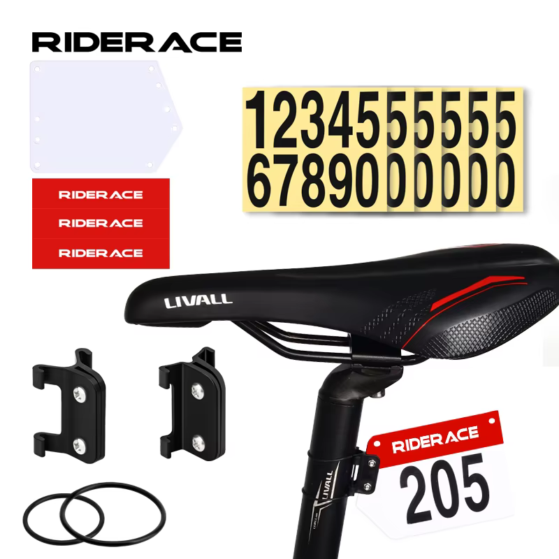 Support de plaque d'immatriculation de course de Triathlon de vélo