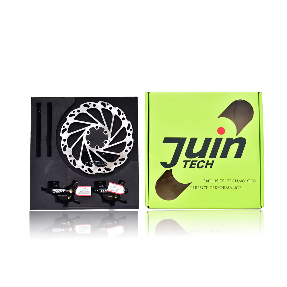 Juin Tech M1 vtt XC vélo E-BIKE hybride hydraulique VTT frein à disque double piston avec rotor 160mm E